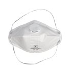 Masque de protection respiratoire FFP2 avec valve x20 pliable pince nez adaptable poussières fines