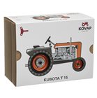 KUBOTA T 15 jouet tracteur mécanique miniature 1:25 en tôle de fer blanc fabriqué en Europe