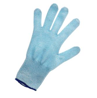 Schnittschutzhandschuh, Größe 7, blaue Borte