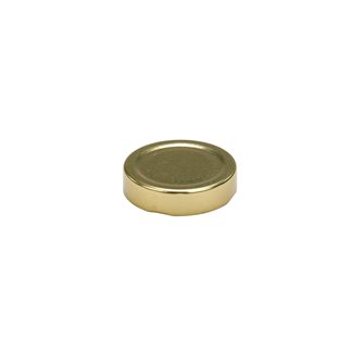 Twist-Off-Verschluss für Einmachglas mit hoher Mündung 58 mm Durchm. goldfarben 24er-Packung