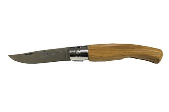 Couteau de poche pliant Marjacq manche en chêne virole de sécurité fabriqué en France